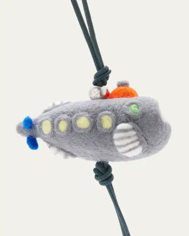 Loewe x Suna Fujita Submarine Charm in Leather and Wool | Thumbnail 2