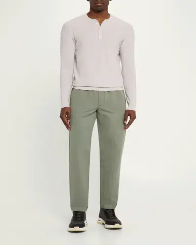 Sease Men's Herringbone Henley Sweater | Thumbnail 2