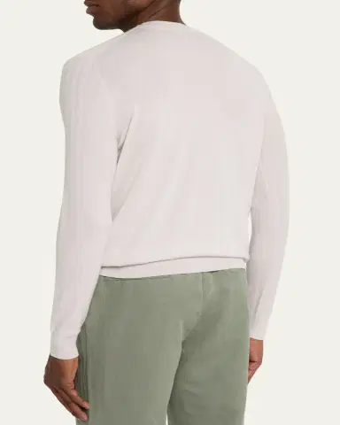 Sease Men's Herringbone Henley Sweater | Thumbnail 3
