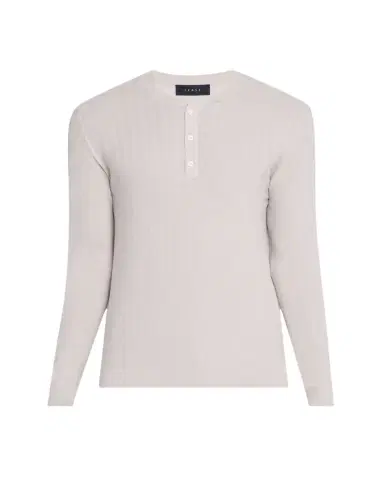 Sease Men's Herringbone Henley Sweater | Thumbnail 1