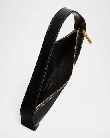 Khaite Lori Crackle Patent Leather Shoulder Bag | Thumbnail 3