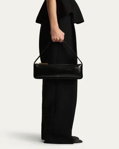 Khaite Lori Crackle Patent Leather Shoulder Bag | Thumbnail 6