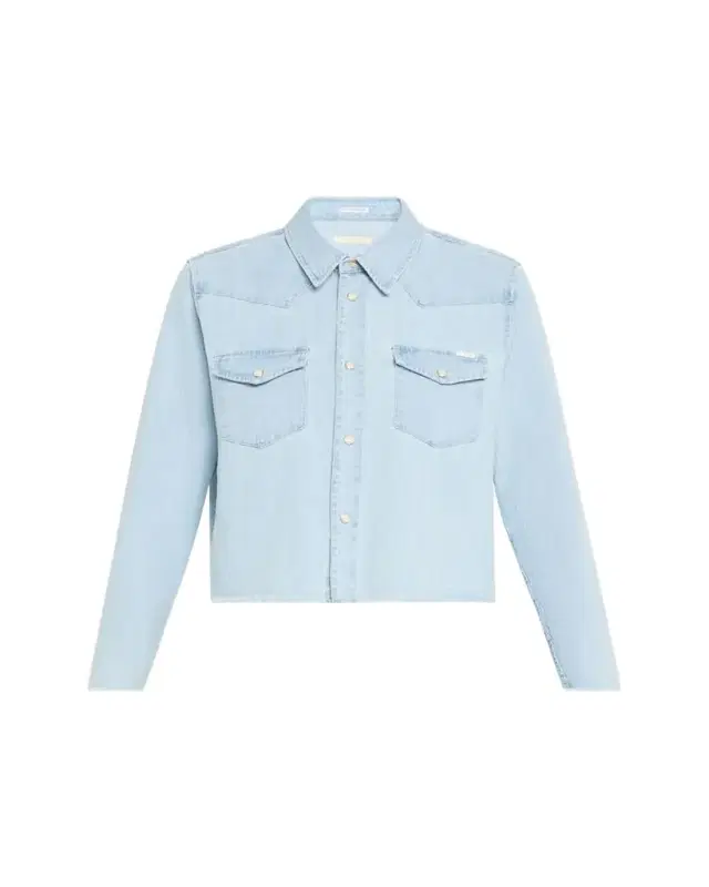 The Super Ex Crop Step Fray Shirt