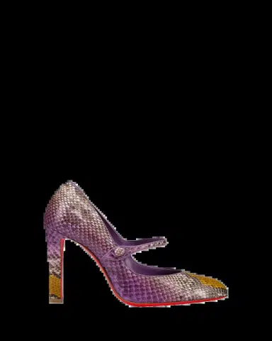 Christian Louboutin 100mm Mary Fanny Snakeskin Red Sole Pumps | Thumbnail 2 Christian Louboutin 100mm Mary Fanny Snakeskin Red Sole Pumps | Thumbnail 2