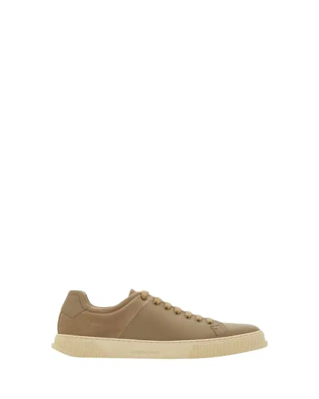 Ferragamo Men's Clayto Leather & Suede Sneakers
