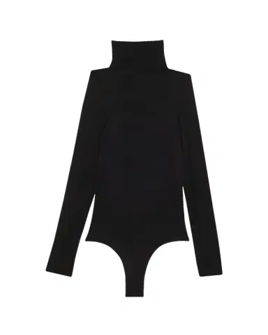 Commando Ballet Mock-Neck Sheer Tulle Thong Bodysuit | Thumbnail 1 Commando Ballet Mock-Neck Sheer Tulle Thong Bodysuit | Thumbnail 1