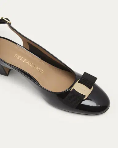 Ferragamo 55mm Vetty Patent Leather Slingback Pumps | Thumbnail 3 Ferragamo 55mm Vetty Patent Leather Slingback Pumps | Thumbnail 3