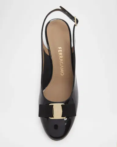 Ferragamo 55mm Vetty Patent Leather Slingback Pumps | Thumbnail 6 Ferragamo 55mm Vetty Patent Leather Slingback Pumps | Thumbnail 6