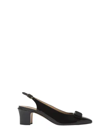 Ferragamo 55mm Vetty Patent Leather Slingback Pumps | Thumbnail 1 Ferragamo 55mm Vetty Patent Leather Slingback Pumps | Thumbnail 1