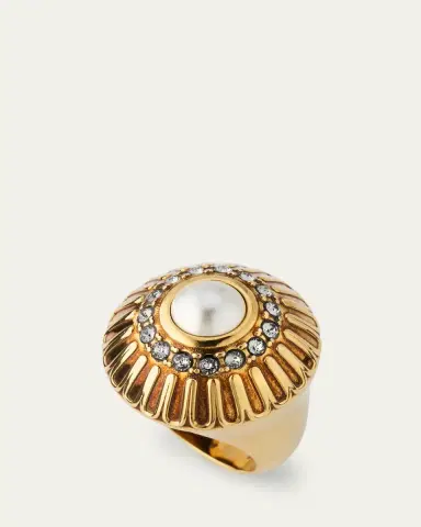 Chloé Chateau Treasures Glass Pearl Statement Ring | Thumbnail 3