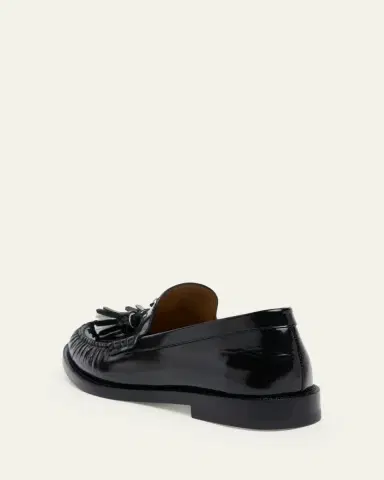 Christian Louboutin Men's Orlando Leather Tassel Penny Loafers | Thumbnail 2