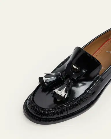 Christian Louboutin Men's Orlando Leather Tassel Penny Loafers | Thumbnail 3