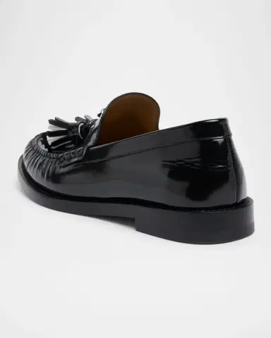 Christian Louboutin Men's Orlando Leather Tassel Penny Loafers | Thumbnail 4