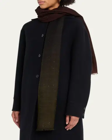 Faliero Sarti Isa Degrade Wool-Blend Stole | Thumbnail 2 Faliero Sarti Isa Degrade Wool-Blend Stole | Thumbnail 2