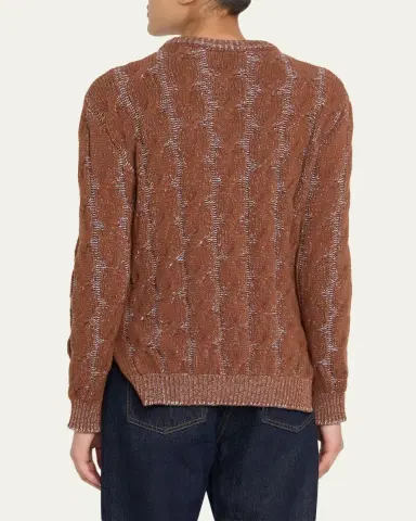 Marni Cable Knit Crewneck Sweater | Thumbnail 3