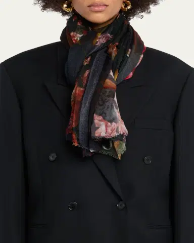 Faliero Sarti Rouge Noir Scarf | Thumbnail 2 Faliero Sarti Rouge Noir Scarf | Thumbnail 2