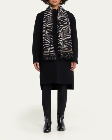 Faliero Sarti x Peter Beard Studio Zebra Print Stole | Thumbnail 3 Faliero Sarti x Peter Beard Studio Zebra Print Stole | Thumbnail 3