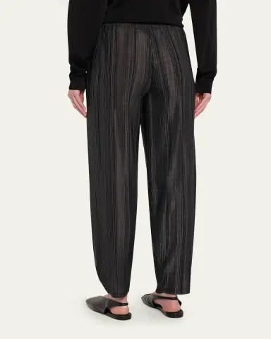 Giorgio Armani Tapered Plisse Jersey Trousers | Thumbnail 3 Giorgio Armani Tapered Plisse Jersey Trousers | Thumbnail 3
