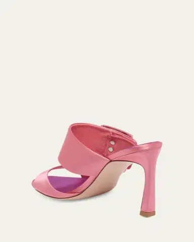 Roger Vivier 85mm Trompette Strass Satin Mules | Thumbnail 2 Roger Vivier 85mm Trompette Strass Satin Mules | Thumbnail 2