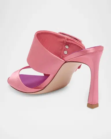 Roger Vivier 85mm Trompette Strass Satin Mules | Thumbnail 4 Roger Vivier 85mm Trompette Strass Satin Mules | Thumbnail 4