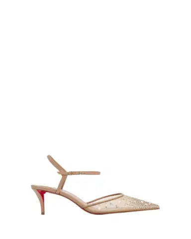 Christian Louboutin 60mm Miss Z Riviera Strass Mesh Pumps | Thumbnail 1