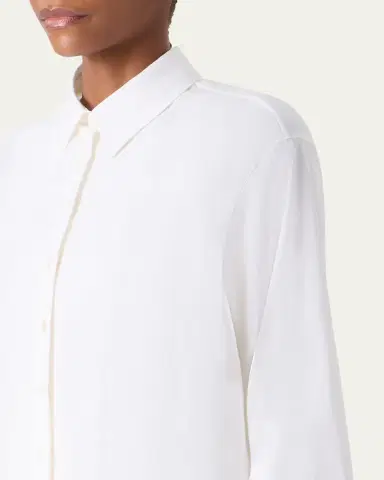 Akris Colorblock Patchwork Button-Down Blouse | Thumbnail 4 Akris Colorblock Patchwork Button-Down Blouse | Thumbnail 4