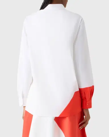 Akris Colorblock Patchwork Button-Down Blouse | Thumbnail 5 Akris Colorblock Patchwork Button-Down Blouse | Thumbnail 5