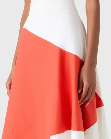 Akris Patchwork Cotton Midi A-Line Skirt | Thumbnail 7 Akris Patchwork Cotton Midi A-Line Skirt | Thumbnail 7
