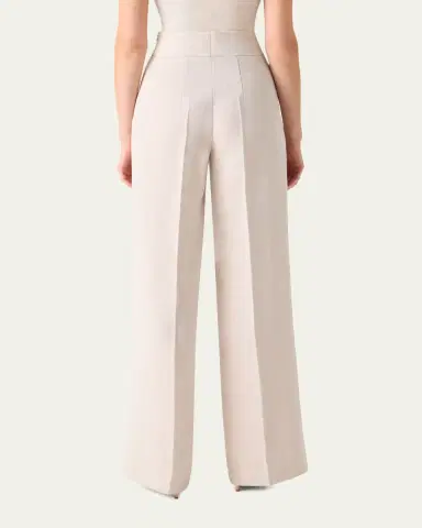 Akris Fiyuki Linen-Wool Double-Face Wide-Leg Pants | Thumbnail 2 Akris Fiyuki Linen-Wool Double-Face Wide-Leg Pants | Thumbnail 2