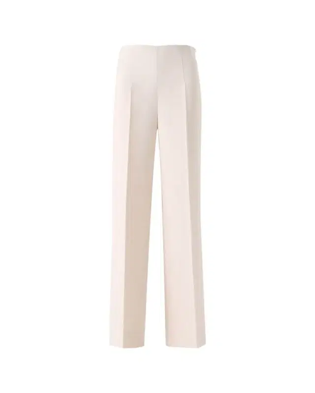 Fiyuki Linen-Wool Double-Face Wide-Leg Pants