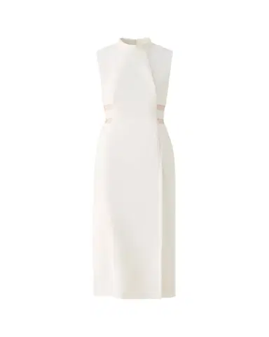 Akris Sleeveless Waist-Inset Side-Slit Midi Dress | Thumbnail 1