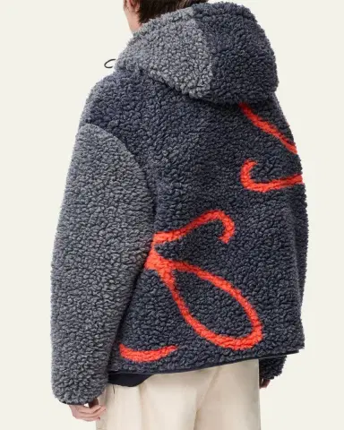 Loewe Men's Hooded Teddy Jacket | Thumbnail 3