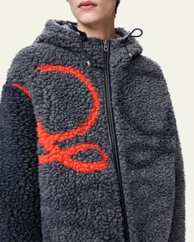 Loewe Men's Hooded Teddy Jacket | Thumbnail 5