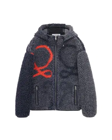 Loewe Men's Hooded Teddy Jacket | Thumbnail 1