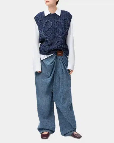 Loewe Anagram Cable Knit Vest | Thumbnail 6 Loewe Anagram Cable Knit Vest | Thumbnail 6