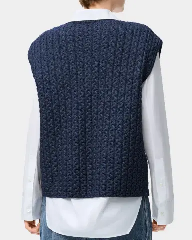 Loewe Anagram Cable Knit Vest | Thumbnail 7 Loewe Anagram Cable Knit Vest | Thumbnail 7