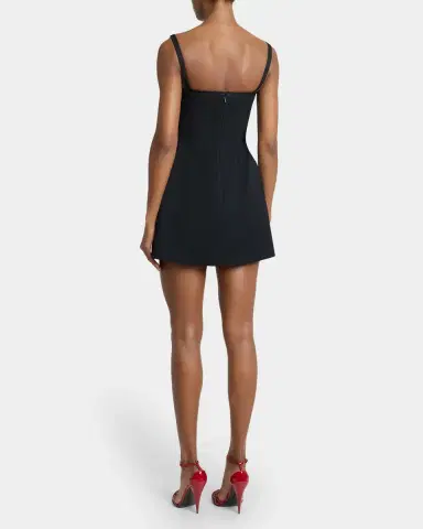 Givenchy Sleeveless Raw-Edge Tuxedo Mini Dress | Thumbnail 7 Givenchy Sleeveless Raw-Edge Tuxedo Mini Dress | Thumbnail 7
