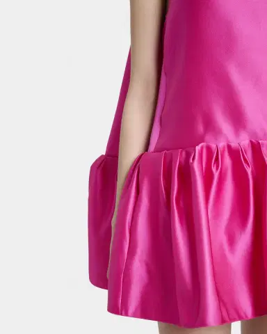 Givenchy Ruffle Silk Sleeveless Mini Dress | Thumbnail 9