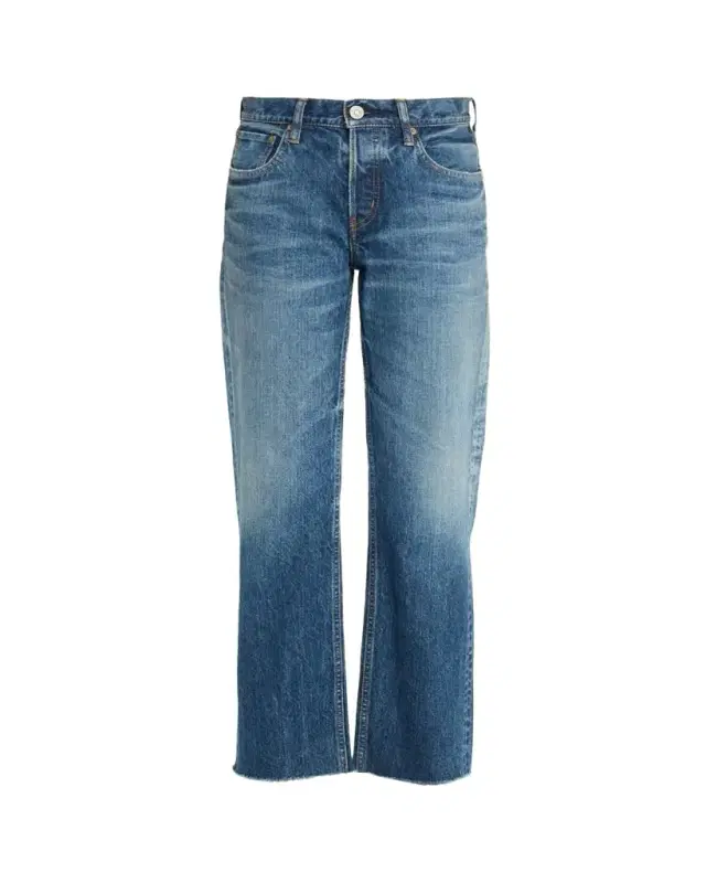 Needham Faded Straight-Leg Jeans