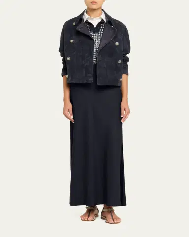 Brunello Cucinelli Stretch Linen Pull-On Maxi Skirt | Thumbnail 2 Brunello Cucinelli Stretch Linen Pull-On Maxi Skirt | Thumbnail 2