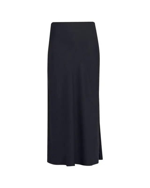 Brunello Cucinelli Stretch Linen Pull-On Maxi Skirt