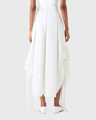 Akris Belted Side-Gathered Midi Skirt | Thumbnail 7 Akris Belted Side-Gathered Midi Skirt | Thumbnail 7