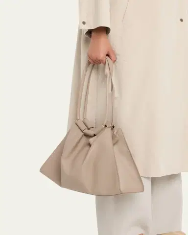 Giorgio Armani Lamb Leather Shopper Shoulder Bag | Thumbnail 2