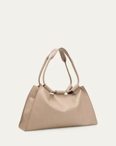 Giorgio Armani Lamb Leather Shopper Shoulder Bag | Thumbnail 3
