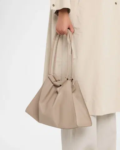 Giorgio Armani Lamb Leather Shopper Shoulder Bag | Thumbnail 6
