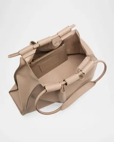 Giorgio Armani Lamb Leather Shopper Shoulder Bag | Thumbnail 8