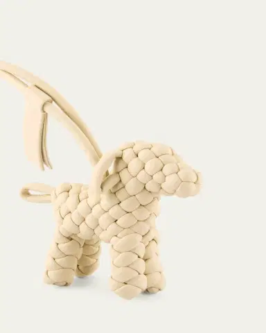 Bottega Veneta Intreccio Nappa Leather Dog Charm | Thumbnail 2 Bottega Veneta Intreccio Nappa Leather Dog Charm | Thumbnail 2