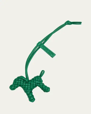 Bottega Veneta Intreccio Nappa Leather Dog Charm | Thumbnail 3 Bottega Veneta Intreccio Nappa Leather Dog Charm | Thumbnail 3