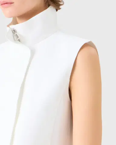 Akris Hester Short Stand-Collar Cotton Gilet | Thumbnail 9 Akris Hester Short Stand-Collar Cotton Gilet | Thumbnail 9
