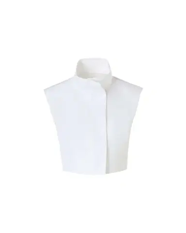 Akris Hester Short Stand-Collar Cotton Gilet | Thumbnail 1 Akris Hester Short Stand-Collar Cotton Gilet | Thumbnail 1